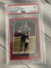2021 Panini Donruss - Rated Rookie Trevor Lawrence #251 Press Proof Red (RC) picture