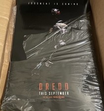 DREDD Original One Sheet Movie Poster - 2012 - VERY RARE picture