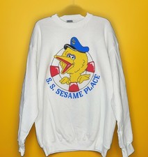 Vintage 2002 Big Bird Sesame Place Sweatshirt Top Langhorne PA Womens X-large picture
