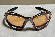 RARE Y2K Oakley PRO RACING JACKET FMJ Dark Chrome Sunglasses W/G30 Lenses- READ picture