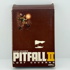 Pitfall II Lost Caverns (ColecoVision, 1984) Gatefold Box Only - Worn Box picture