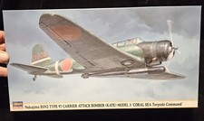 1/48 Hasegawa Nakajima B5N2 Type 97 Carrier Attack Bomber (Kate) Model 3 picture