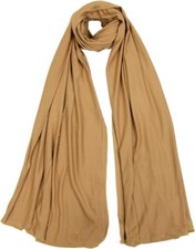 Classy Solid Color Jersey Hijab Lightweight Soft Muslim Head Scarf Long Scarf. picture
