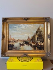 VENICE THE GRAND CANAL - OIL ON CANVAS Signed picture
