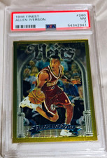 Topps 1996 Finest Allen Iverson Rookie #280 Philadelphia 76ers PSA 7 picture
