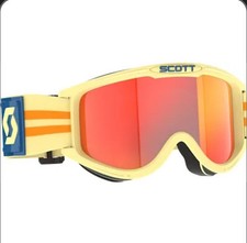 NEW Scott USA Scott 89X Era Goggles Beige /orange Chrome Adult Motocross 89 X picture