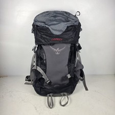 Osprey Stratos - Hiking Backpack 40L - Black/Gray Hip Belt Padded Aircore picture
