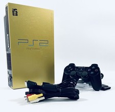 Sony PS2 SCPH-55000 GU Gundam Hyakushiki Gold Console Boxed NTSC-J Tested Japan picture