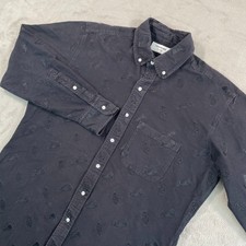 Thom Browne Whale & Turtle Embroidery Shirt Men 2XL 5 Black Designer USA $795 picture