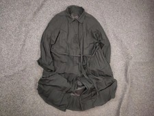 Archival Vintage 80 ~ 90's Mugler Style Yohji Gray Oversized Trench Coat jacket  picture