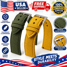 18mm 19mm 20mm 21mm 22mm 24mm Waterproof Sailcloth Watch Strap Two-Sided Nylon picture