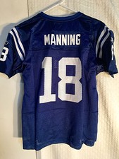 Reebok Women's NFL Jersey INDIANAPOLIS Colts Peyton Manning Blue sz S picture