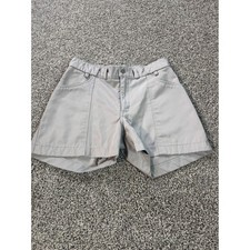 Vintage Patagonia Stand Up Shorts Mens 32 Gray Canvas Made in USA picture