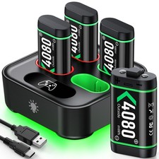4pc Rechargeable Battery Packs for Xbox Series X|S/Xbox One with Charging Dock picture