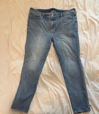 Express Skinny Light Wash Jeans 4-way Hyper Stretch Mens picture