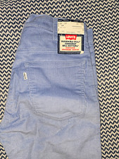 Vintage 70s Deadstock , Levi’s Durawale  Plus Corduroy Bell Bottom Jeans Blue picture
