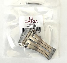Original Omega 18mm Stainless Steel Deployment Watch Clasp Buckle # 94521893 picture