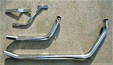 HARLEY UPSWEEP EXHAUST  SHOVELHEAD ELECTRA GLIDE FL FLH FX SUPER GLIDE FXE 70-84 picture
