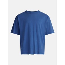 Kacey Lee Men's Horseshoe Costal Fjord Blue Graphic Oversized Tee T-Shirt picture