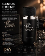 Emper Genius Event Eau de Parfum Spray 3.4 fl oz - Bergamot Lemon Mint Lavender picture