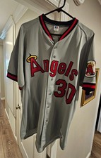 Vintage Nolan Ryan California Angels Jersey - Russell Athletics - Size 48 picture