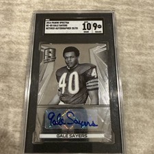 Gale Sayers 2014 Panini Spectra Retired chrome Auto Autograph 25/25 BOOKEND  picture
