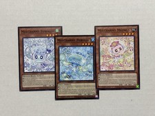 Mulcharmy Purulia Fuwalos Meowls Yugioh L5DD Common Set Of 3 picture