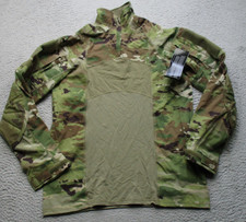 Massif Army Combat Shirt Mens M Camo Multicam Flame Resistant Made in USA ACS picture