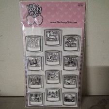 The Sassy Club Fall Polaroids Clear Stamp Set picture