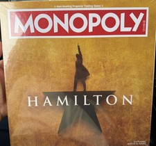 MONOPOLY Monopoly: Hamilton Edition Board Game w/ 6 Tokens & Custom Currency picture