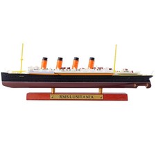 Alloy 1/1250 Scale RMS Lusitania Cruise Ship Model Boat Toy Gift Collection picture