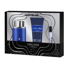 MontBlanc Men's Explorer Ultra Blue Gift Set Fragrances 3386460148047 picture