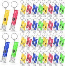 Jexine 100 Pcs Mini Flashlight Keychain Bulk,Bright | Tiny LED Flashlights, Brig picture
