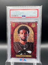 2025 Panini Mosaic Shedeur Sanders Micro Mosaic RC Insert #20 Browns PSA 9 picture