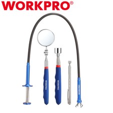 WORKPRO 4PIECE Telescopic Magnet Pick Up Tool Set Pick Up Grab Tool Claw Grabber picture