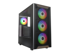 MONTECH XR Wood,Genuine Black Walnut Front, ATX Mid-Tower PC Gaming Case, Glass picture