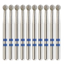 Diamond Burs Zirconia Cutting Blue FG Round Medium Grit Z801/018M High Speed picture
