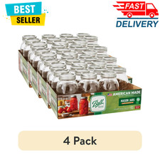 Ball 32oz Mason Jars, Regular Mouth, 48 Pack, Glass Canning Jars w/ Lids & Bands picture