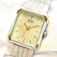 Seiko 7321-5810 Women's Vintage Rectangular Quartz Watch picture