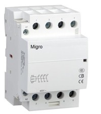 40A Contactor OPEN BOX Normally Closed NC 4 Pole 120V coil 30A, 50A Lighting 3ph picture