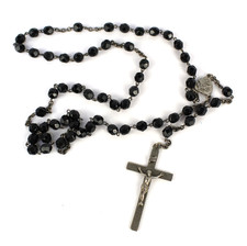 Vintage LS Sterling Silver Rosary with Chain picture