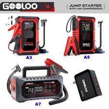 GOOLOO A3/A5/A7 Jump Starter with Air Compressor, Portable Car Battery Booster picture