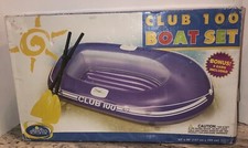Vintage 2001 Intex The Wet Set Club 100 Inflatable Boat 62” X 40” Open Box picture