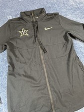 Vanderbilt Commodores Jacket Men's Medium Black Nike Windbreaker Football Team picture