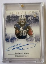 2020 Panini Origins CeeDee Lamb RC On Card Auto Cowboys RA-CL Rookie 🔥 picture