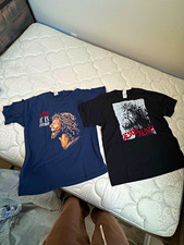 Men's Lot of 2  Vintage Jesus Graphic Print T-Shirts picture