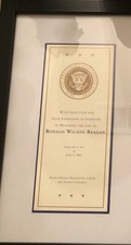 2004 Ronald Reagan Lying in Repose at Reagan Library Card — VERY VERY RARE picture