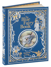 THE BLUE FAIRY BOOK Andrew Lang Illustrated Bonded Leather Gilded Pages(Hardcove picture