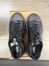 VIRON 1968 Low Top Women’s Black Leather Shoes picture