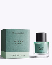 Abercrombie and Fitch Valley Sage   sage, cypress, musk 2.5 oz  Brand New Sealed picture